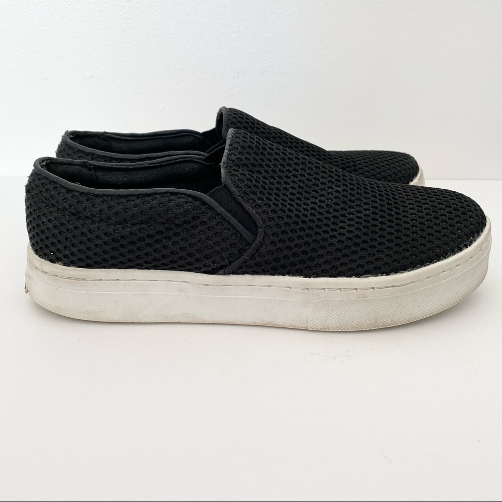4/$25 Sam Edelman Women’s Mesh Upper Lacey Slip-on Platform Sneakers Black sz 7